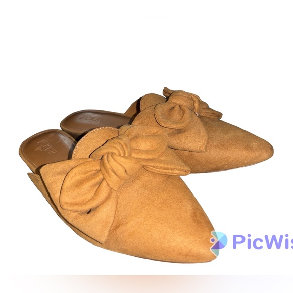 J.Crew Microsuede Bow Mule 9 - Picture 6 of 8